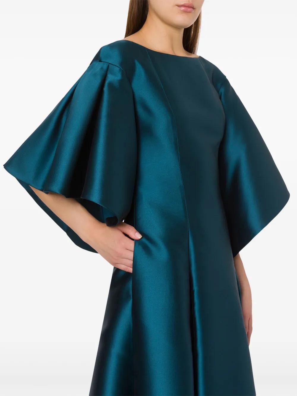satin flared maxi dress Product Image