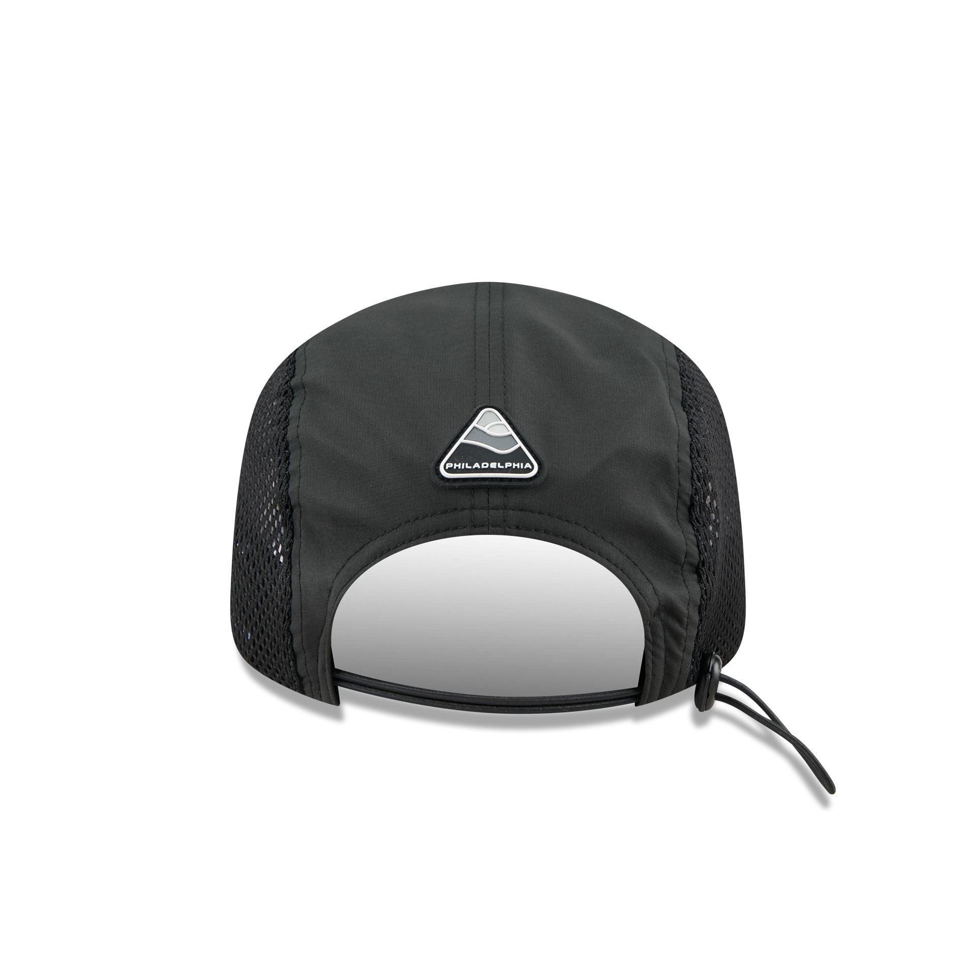 Philadelphia Phillies Black Poly Runner Adjustable Hat Male Product Image