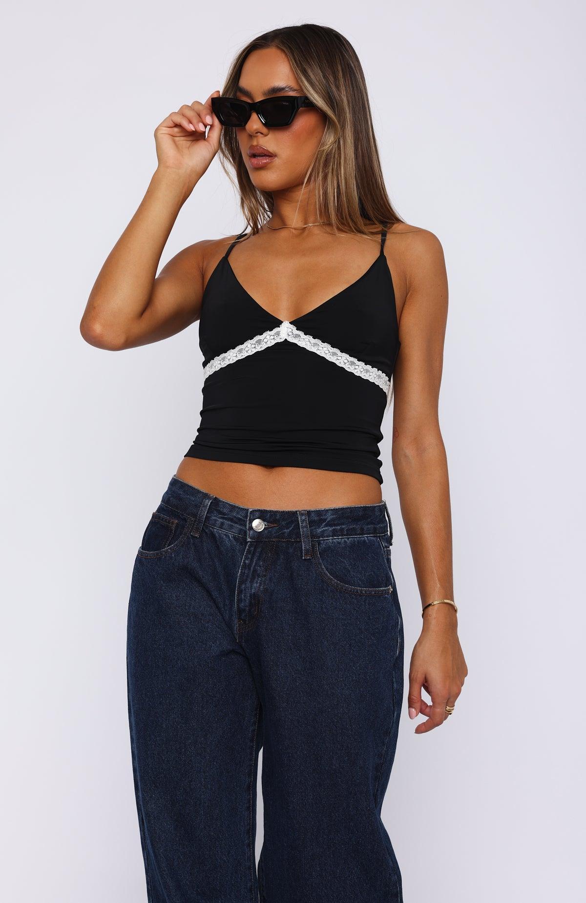 Beautiful Fighter Top Black Product Image