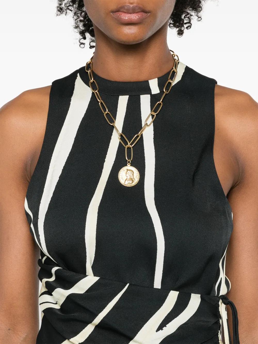 tie-detail crepe tank top Product Image