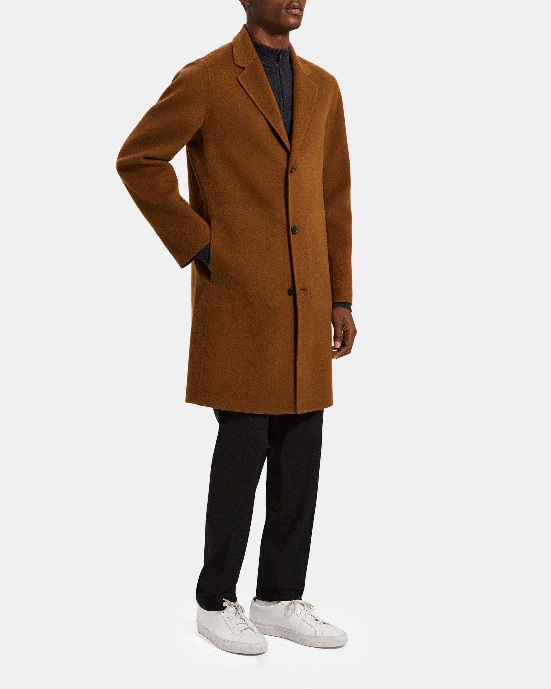 Tailored Coat in Double-Face Wool-Cashmere Product Image