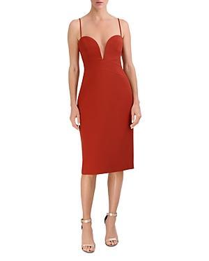 Bcbgmaxazria Plunge Neck Evening Dress Product Image