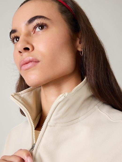 Power of She Forever Fleece 1/4 Zip Sweatshirt Product Image
