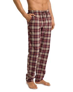 Hanro Cozy Comfort Check Print Pajama Pants Product Image