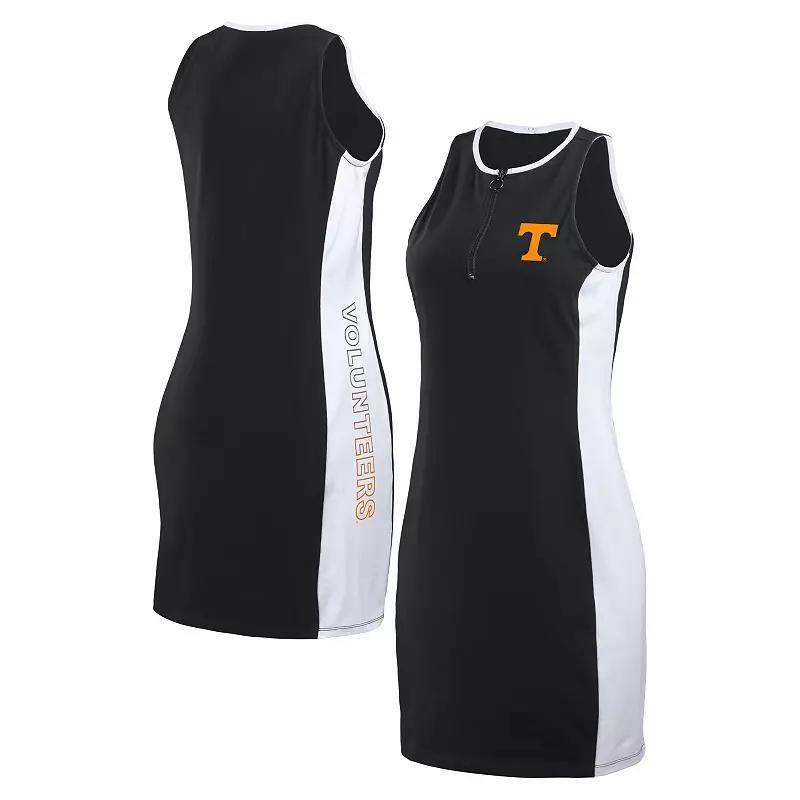 Women's WEAR by Erin Andrews Black Michigan Wolverines Bodyframing Tank Dress, Size: XL Product Image