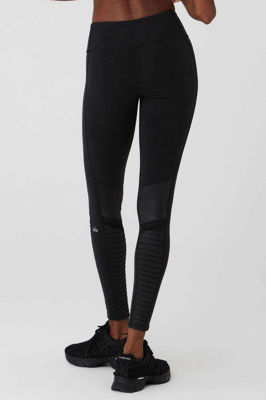 ALO | 7/8 High-Waist Moto Legging Product Image