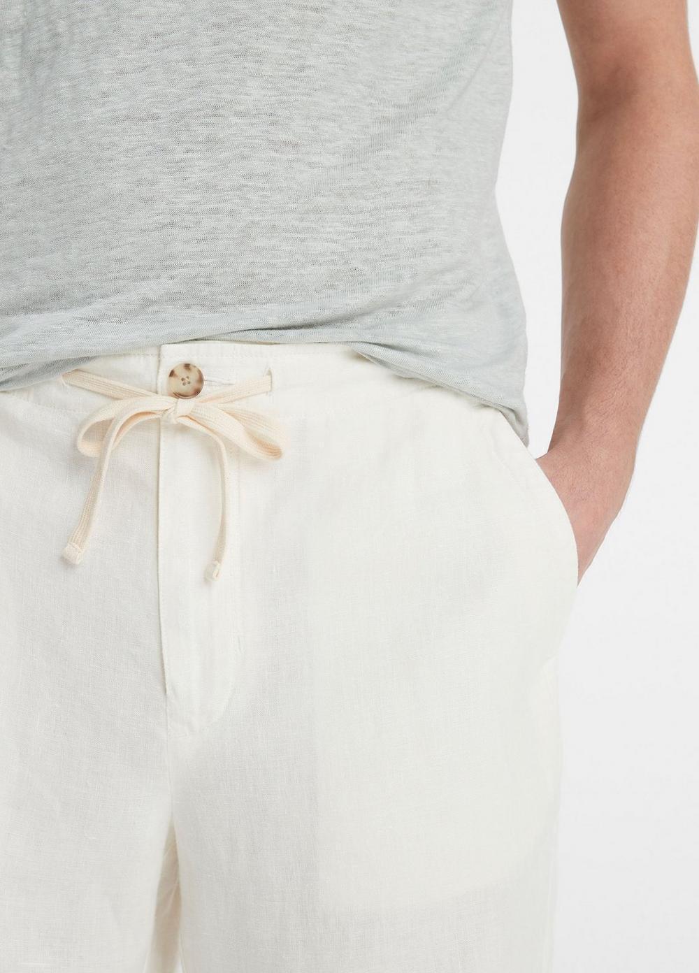 Mens Hemp Drawstring Short, Dried Cactus, Size L Vince Product Image