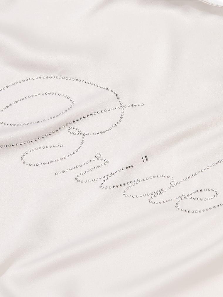 Short Satin Robe Product Image