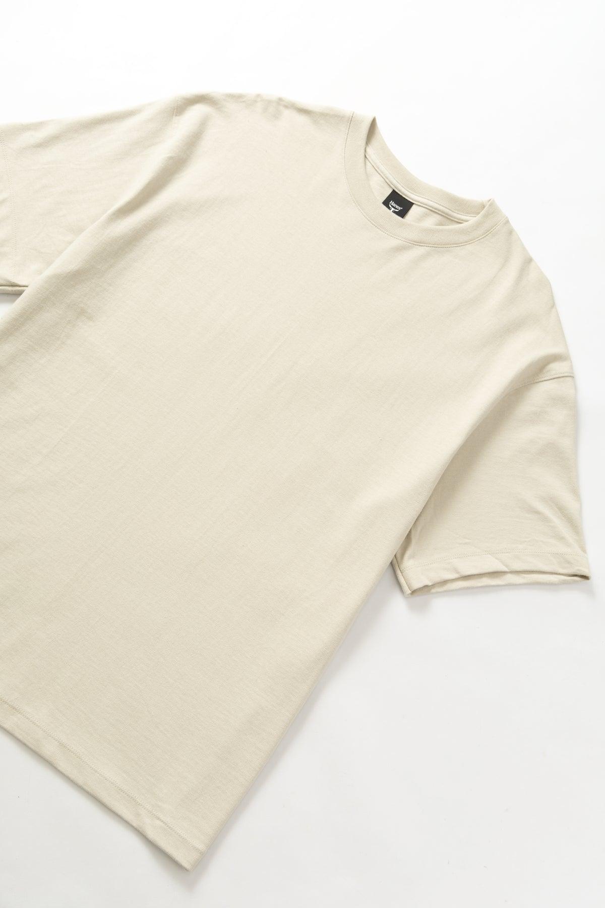 Hanes - Oversized Beefy-T 6oz T-Shirt - Sand Product Image