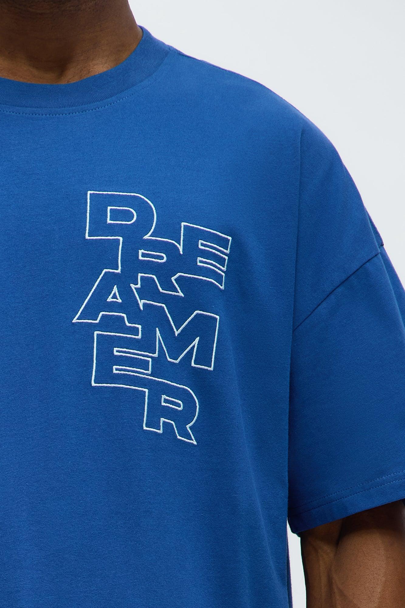 Relaxed Fit Dreamer Tshirt - Blue Product Image