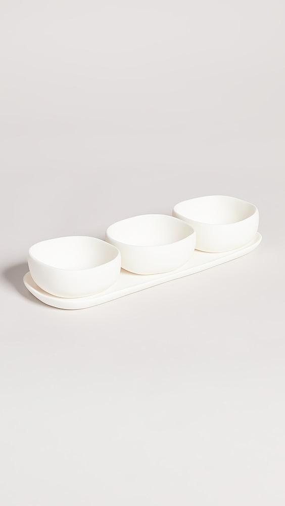 TF DESIGN Trio of Bowls on Dish Set | Shopbop Product Image