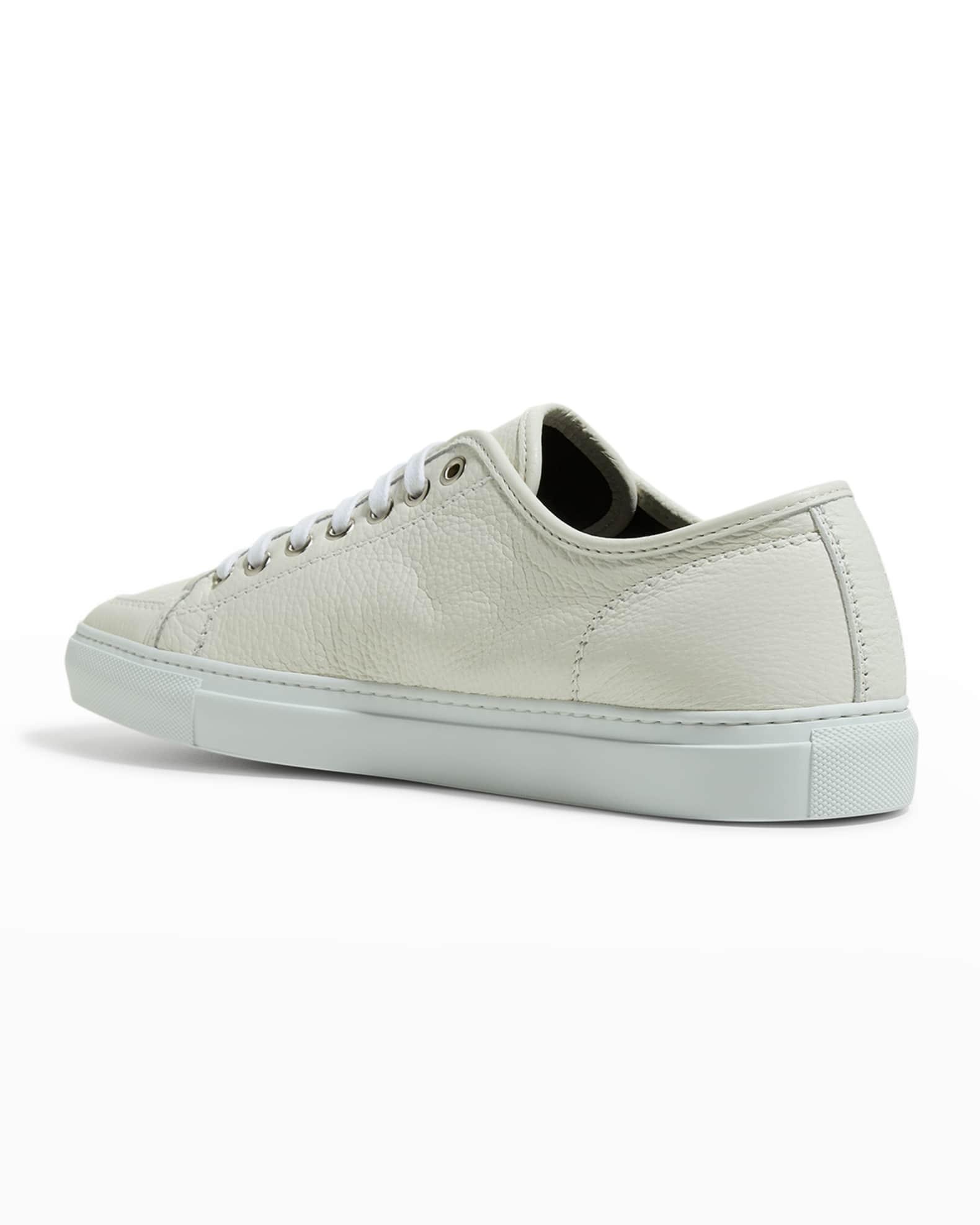 Men's Leather Low-Top Sneakers Product Image