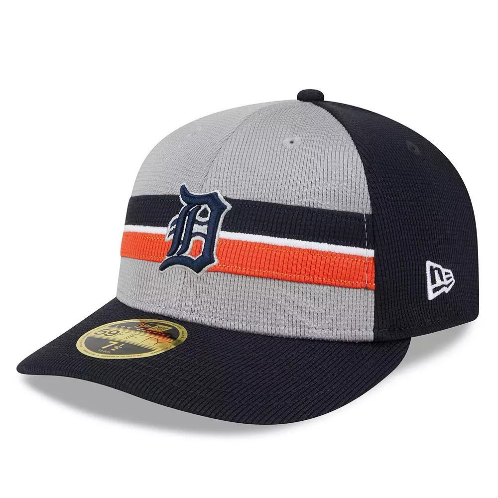 Men's New Era  Gray Detroit Tigers 2024 Batting Practice Low Profile 59FIFTY Fitted Hat, Size: 7 1/4, Grey Product Image