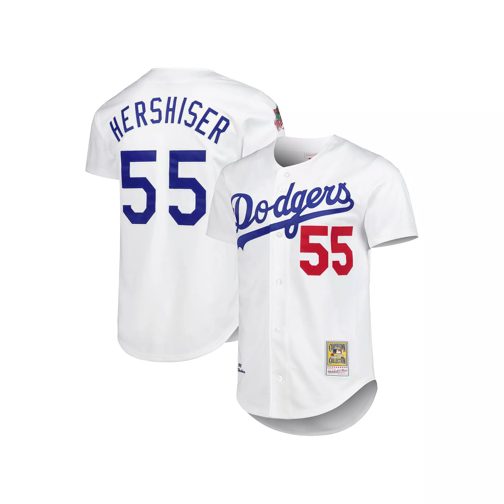 Mens Mitchell & Ness Orel Hershiser Los Angeles Dodgers Cooperstown Collection Authentic Jersey Product Image