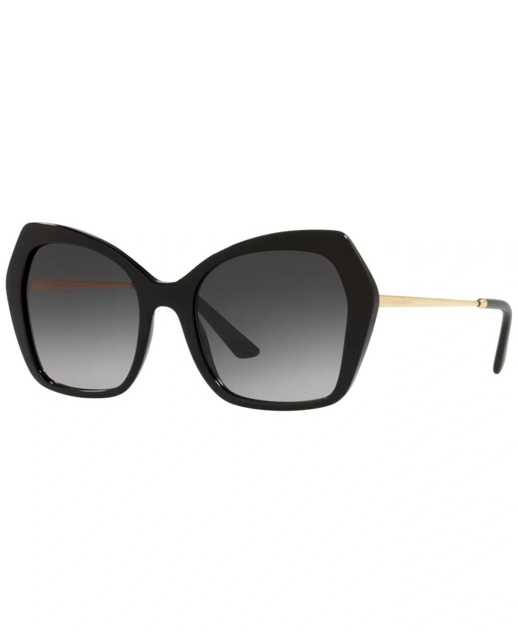 DOLCE & GABBANA Women's Sunglasses, Dg4399 56 In Cube Black,gold-tone Product Image