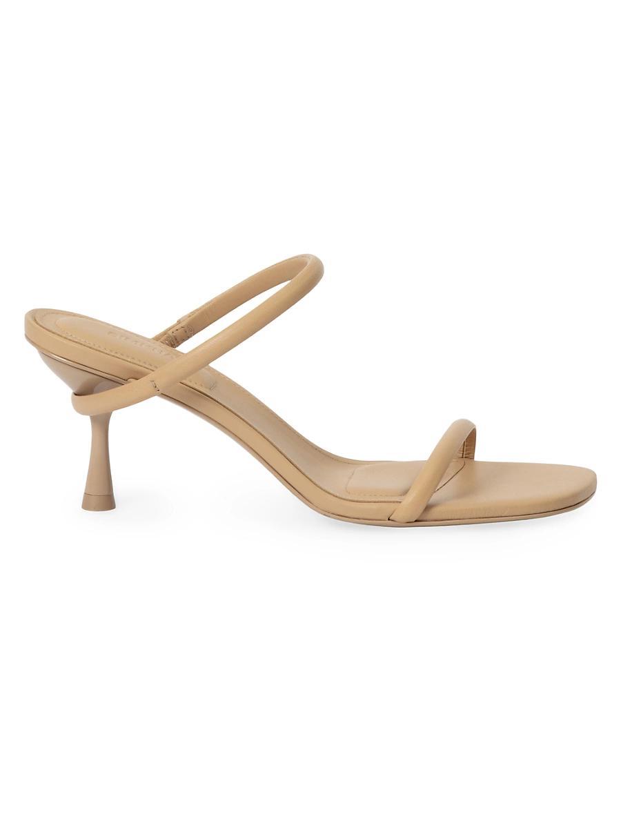 Womens Siren Low 63MM Leather Sandals Product Image