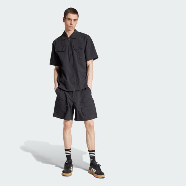 adidas Premium Essentials Utility Cargo Shorts Black S Mens Product Image