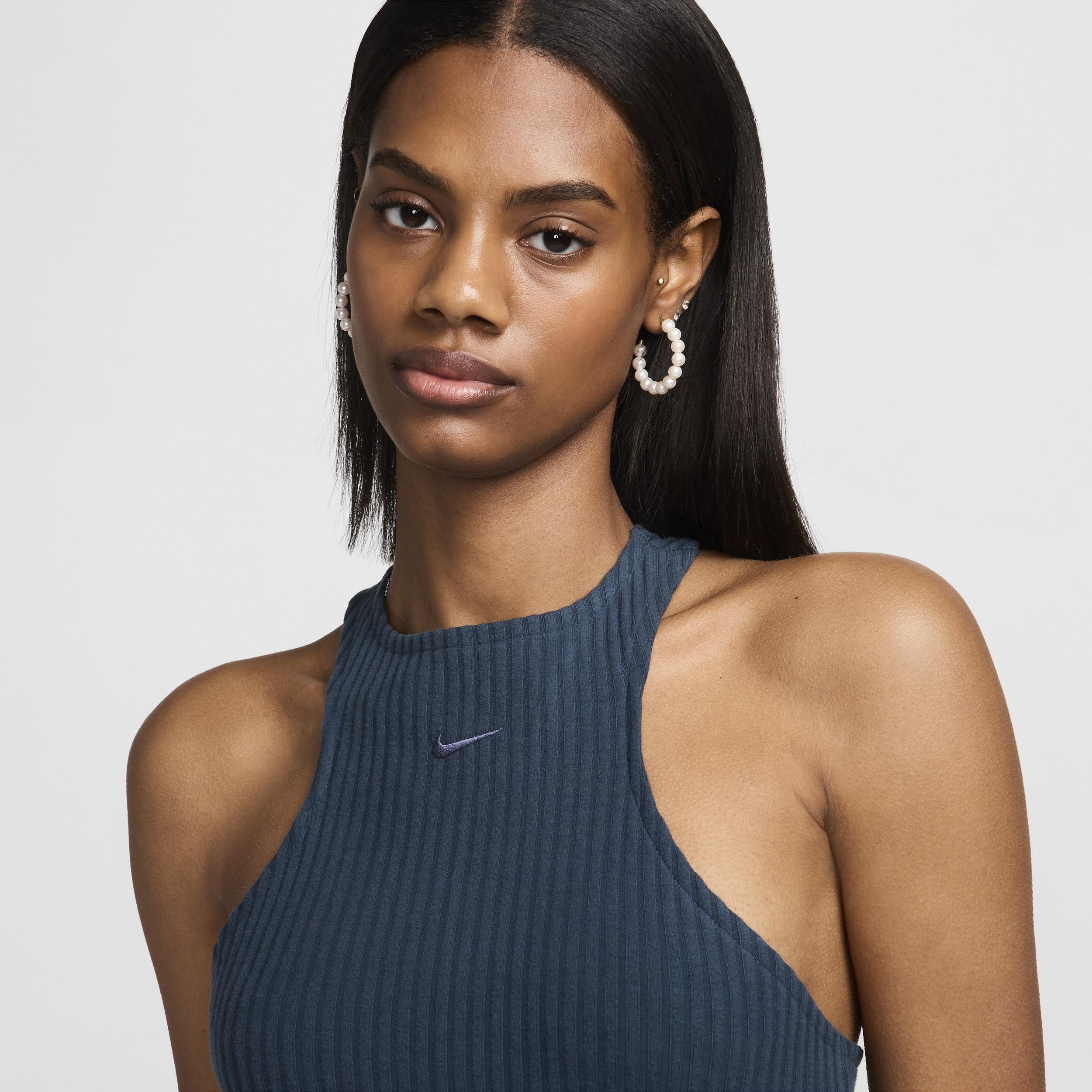 Women's Nike Sportswear Chill Rib Slim Sleeveless Midi Dress Product Image