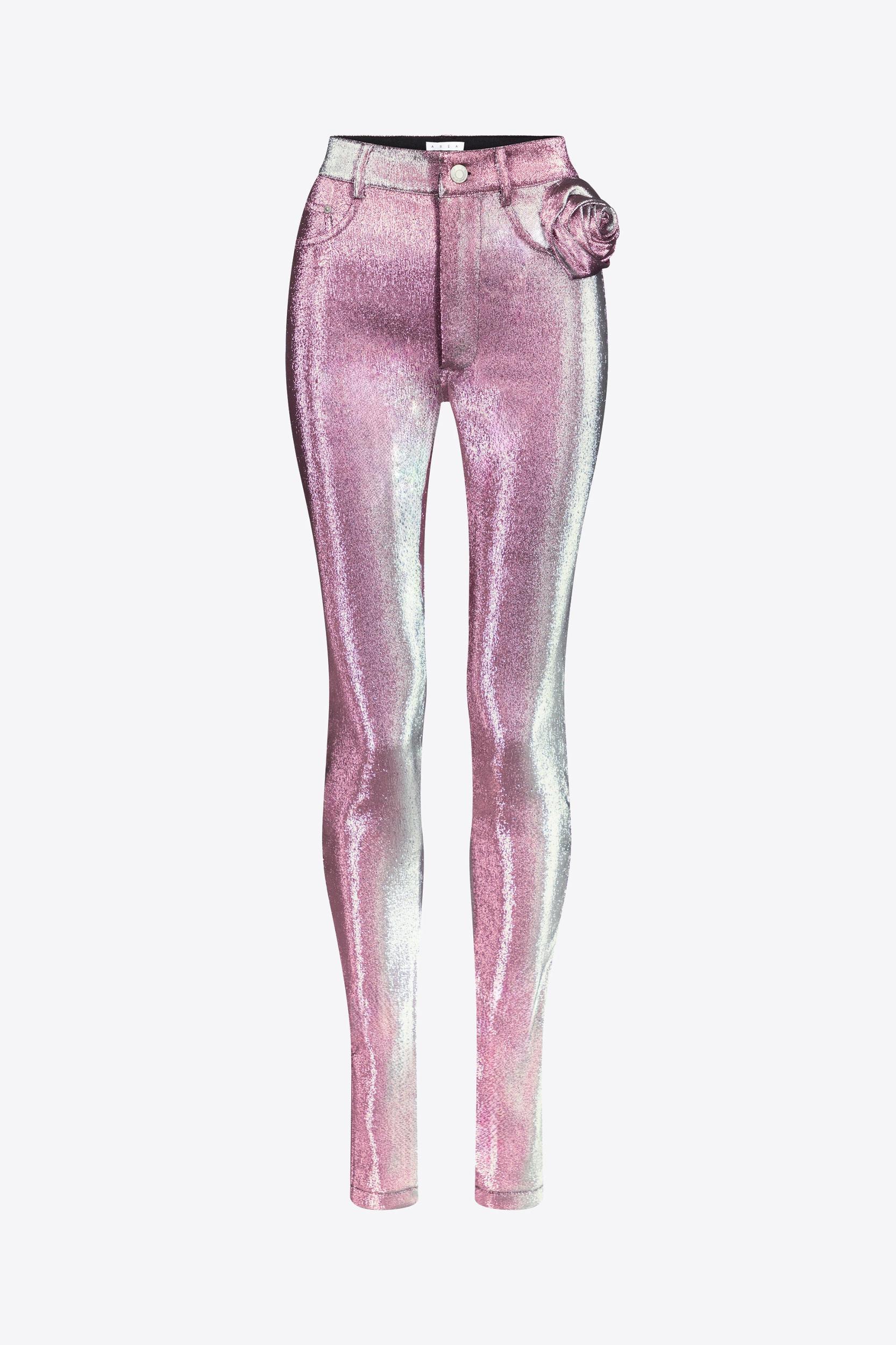 Stretch Lame Rosette Legging Product Image