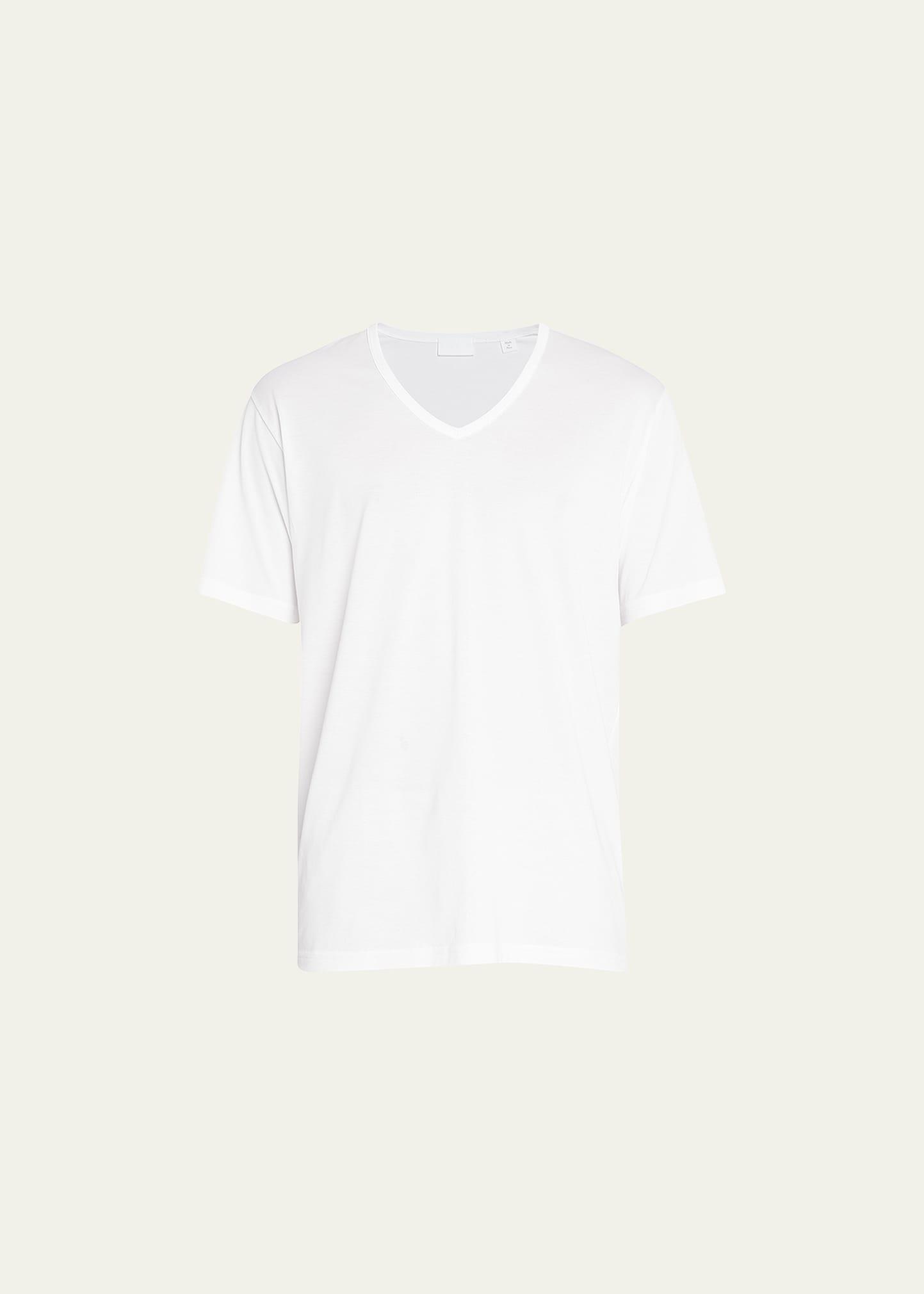 Men's Pima Cotton V-Neck Undershirt T-Shirt Product Image