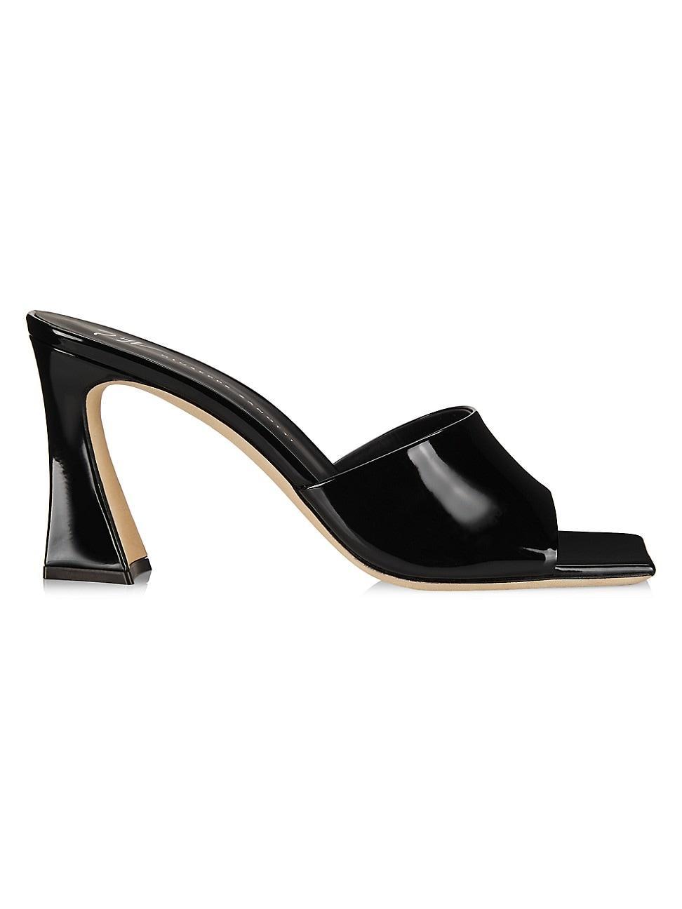 Guiseppe Zanotti Womens Square Toe High Heel Slide Sandals Product Image