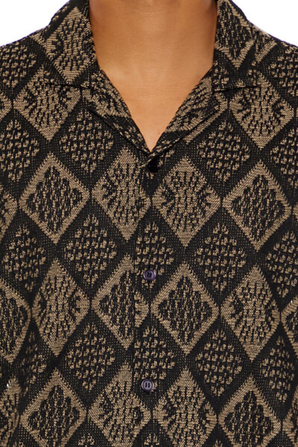 Lace Diamond Button-Front Shirt | Forever 21 Product Image