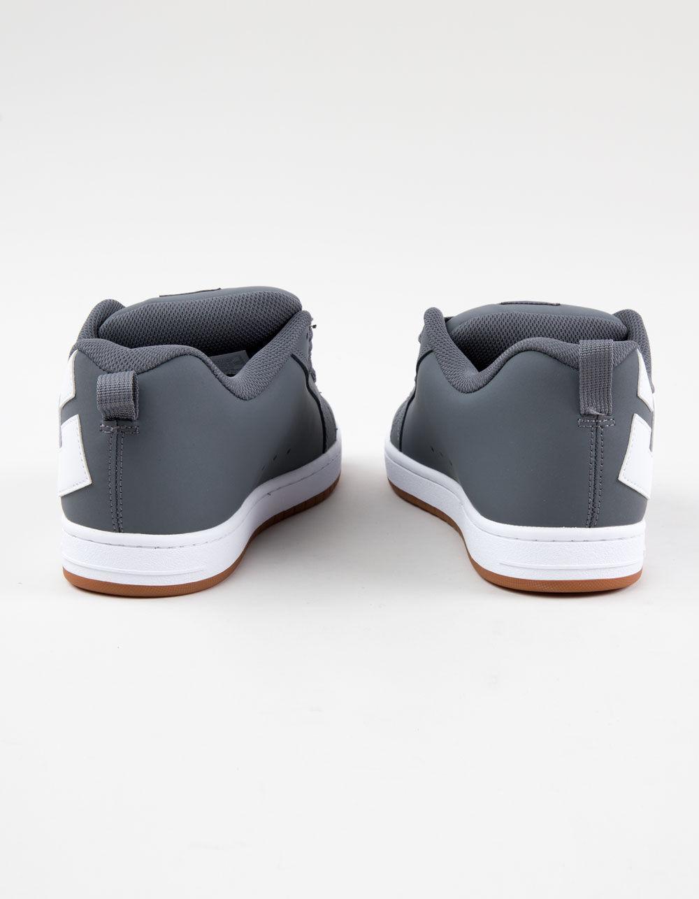 DC SHOES Court Graffik Mens Shoes - GRAY/WHITE Product Image