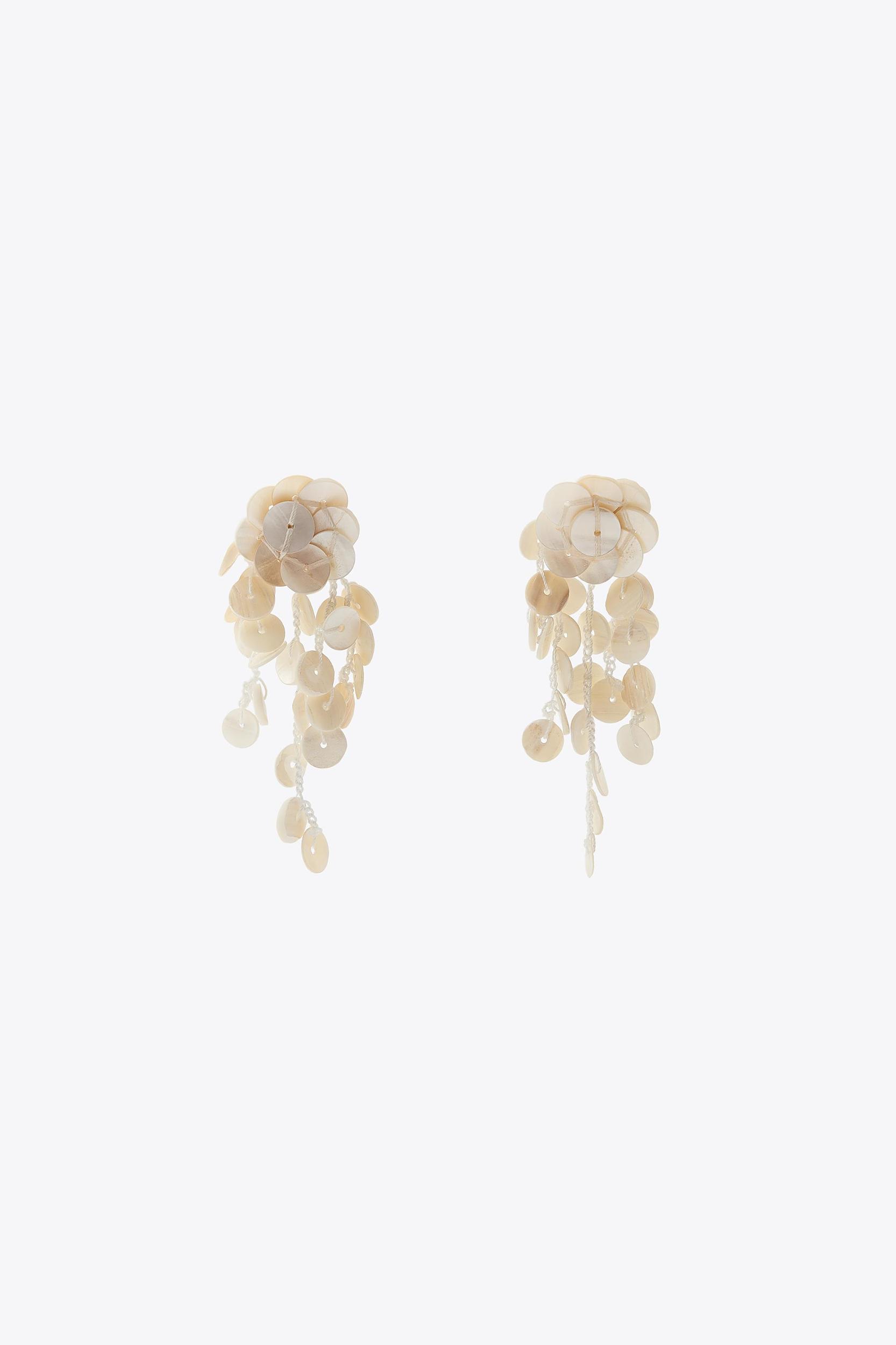 PEARLESCENT DROP EARRINGS Product Image