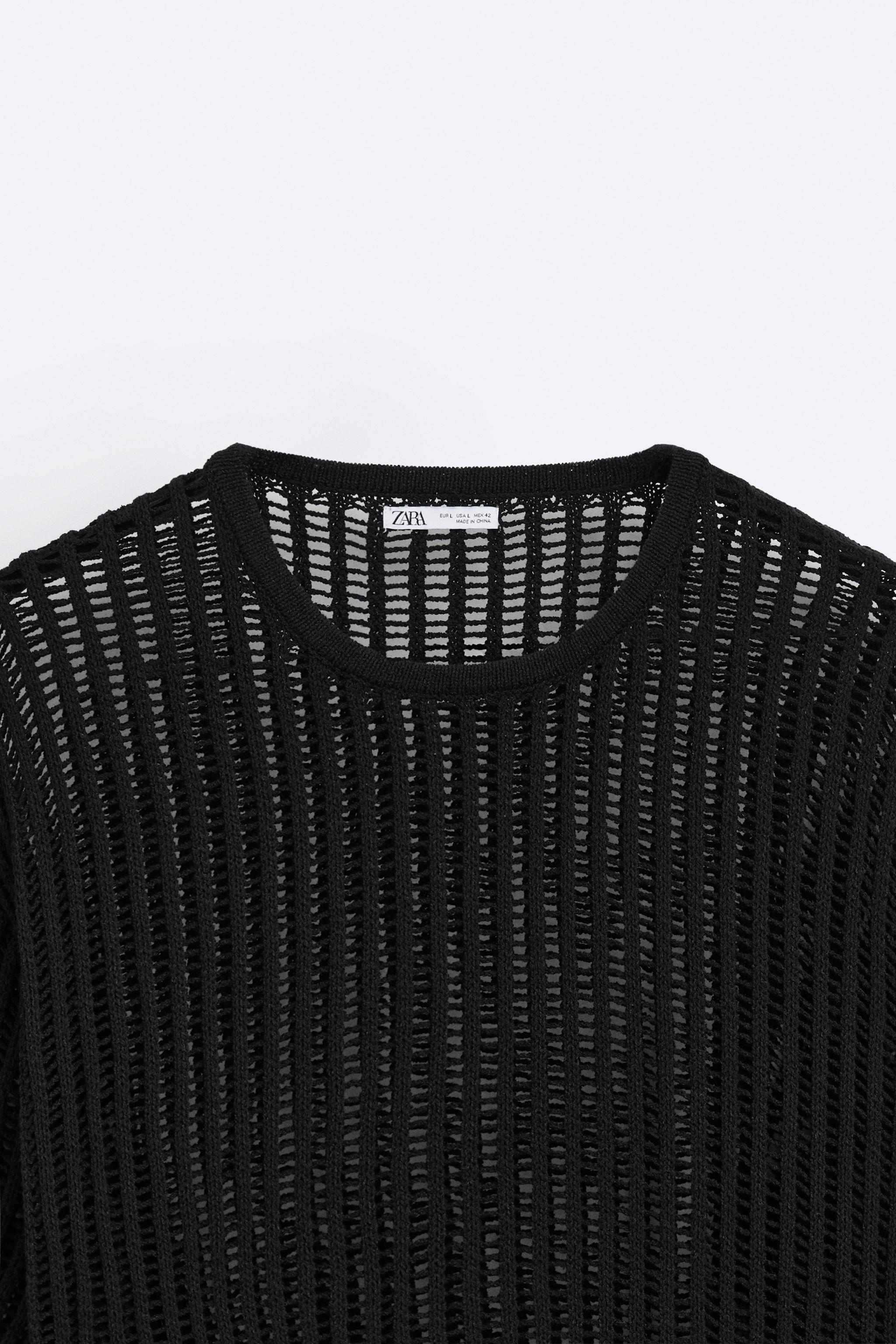OPEN KNIT T-SHIRT Product Image