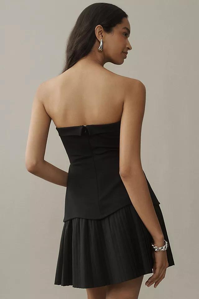 BHLDN Talia Strapless Drop-Waist Mini Dress Product Image