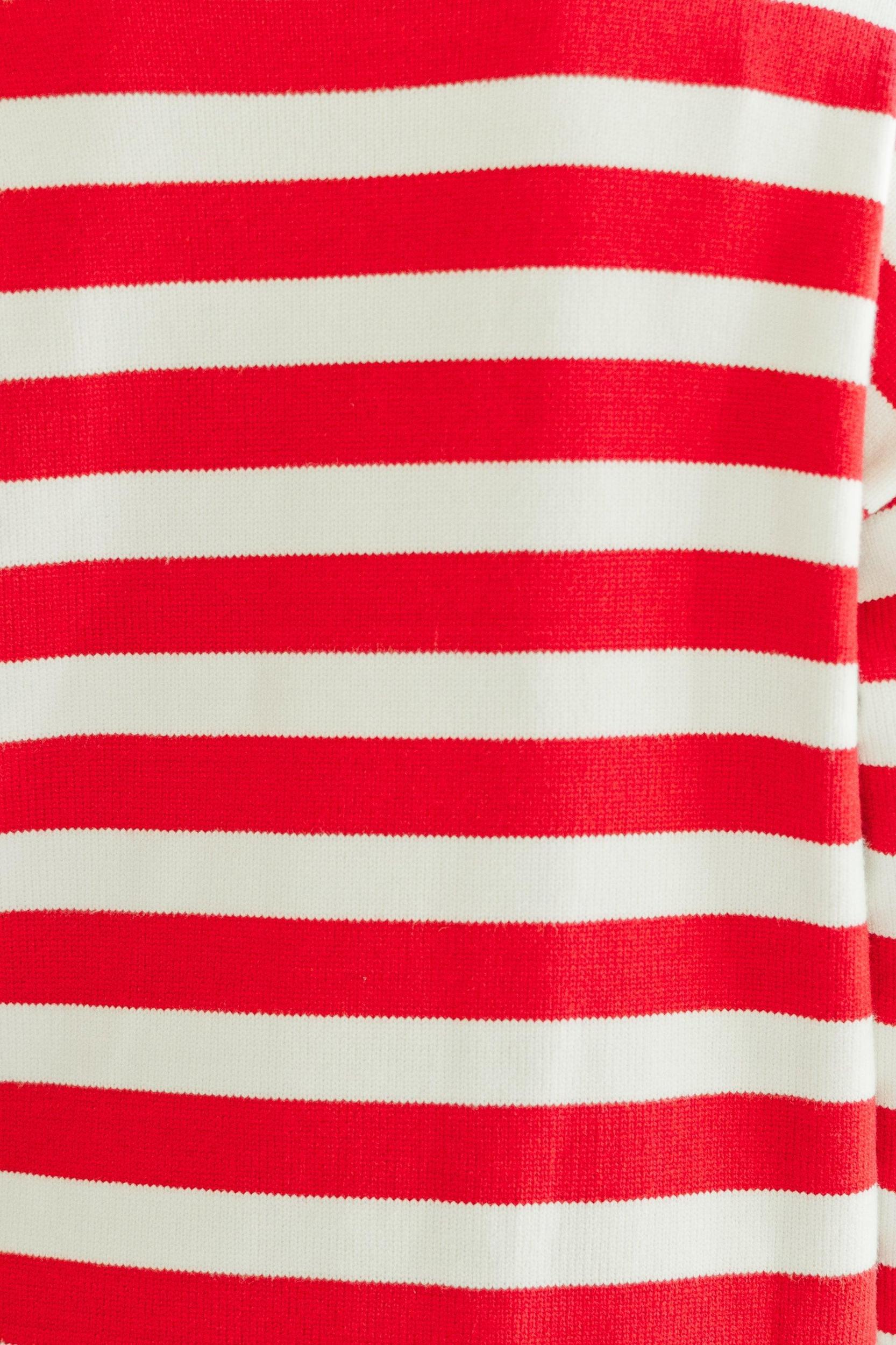 Just Stay With Me Red Striped Sweater Female Product Image