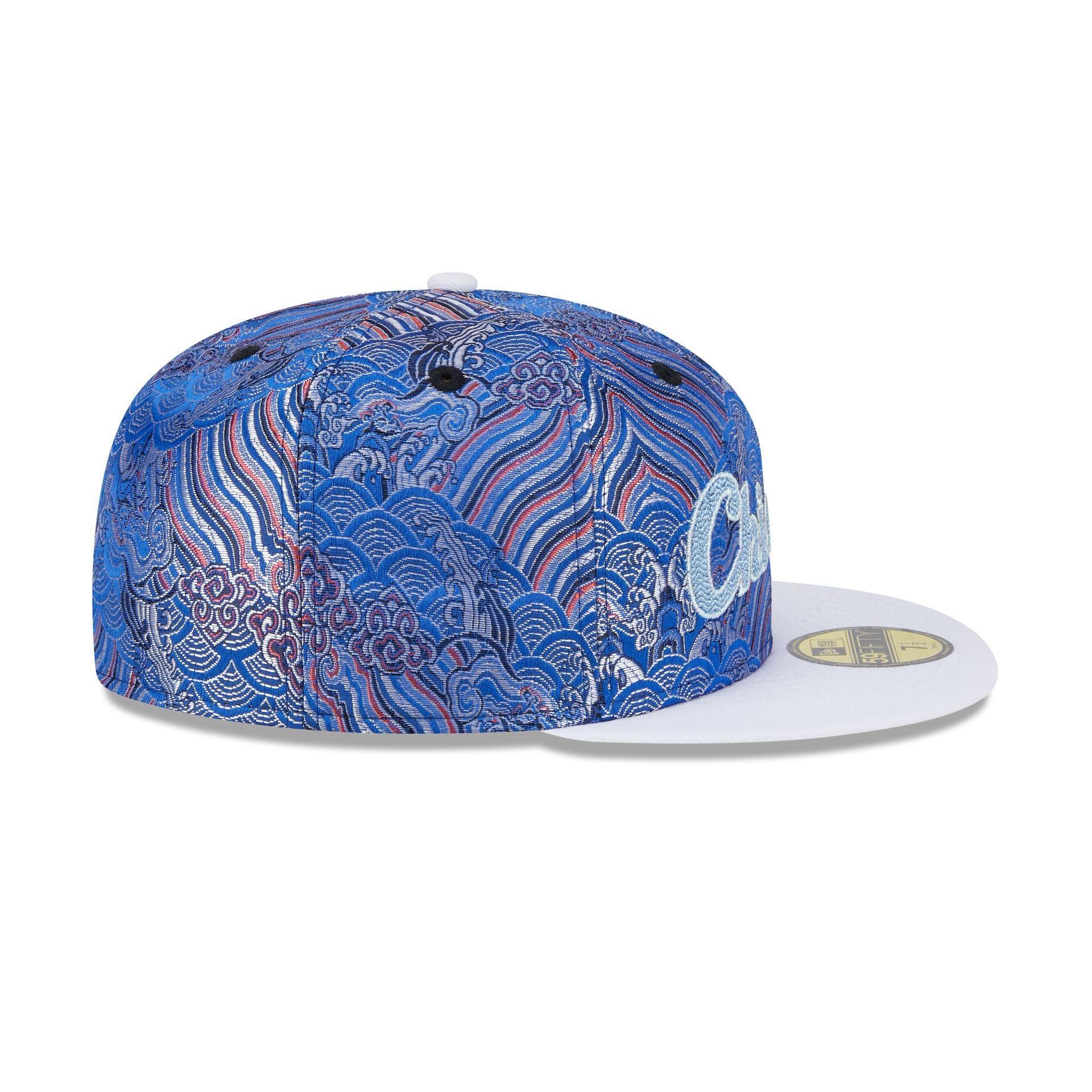 New York Mets Stained Glass 59FIFTY A-Frame Fitted Hat Male Product Image
