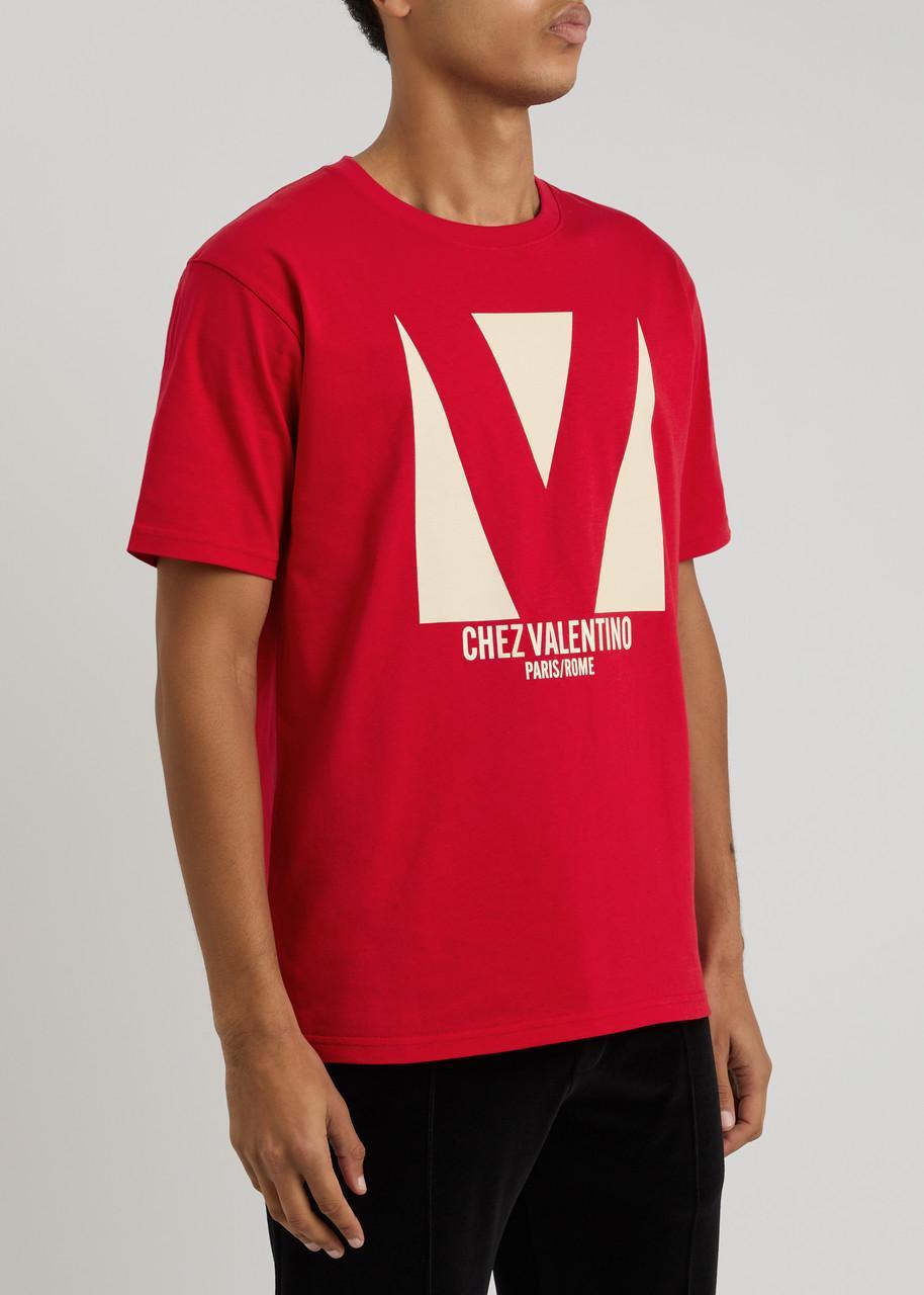 VALENTINO T-shirt Logo In Red Product Image