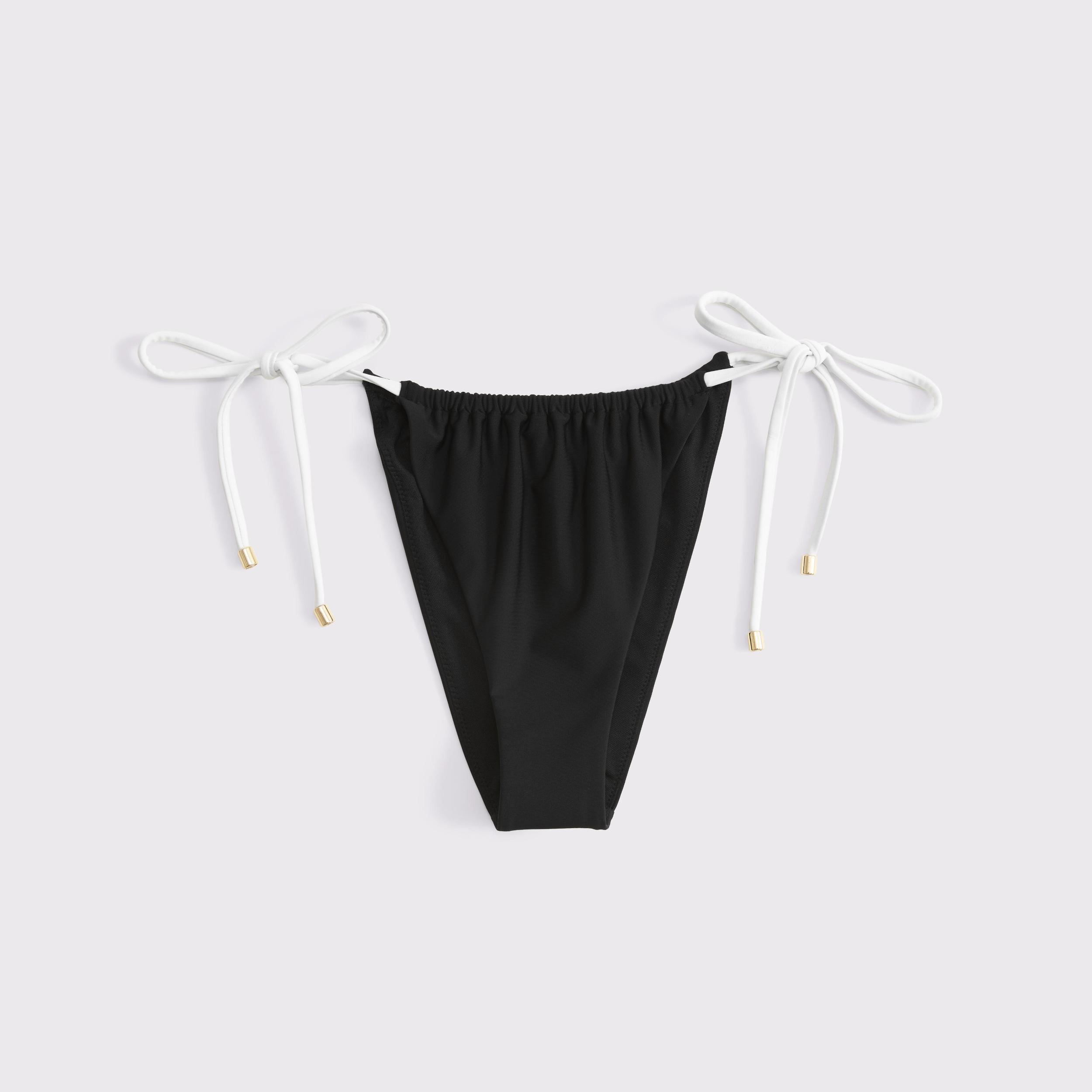 Low Rise Ruched Tie-Side Cheeky Bottom Product Image