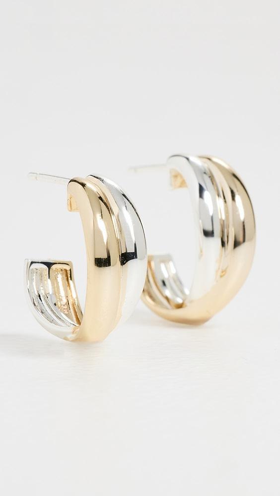 MÉGA Crossover Hoops Earrings | Shopbop Product Image