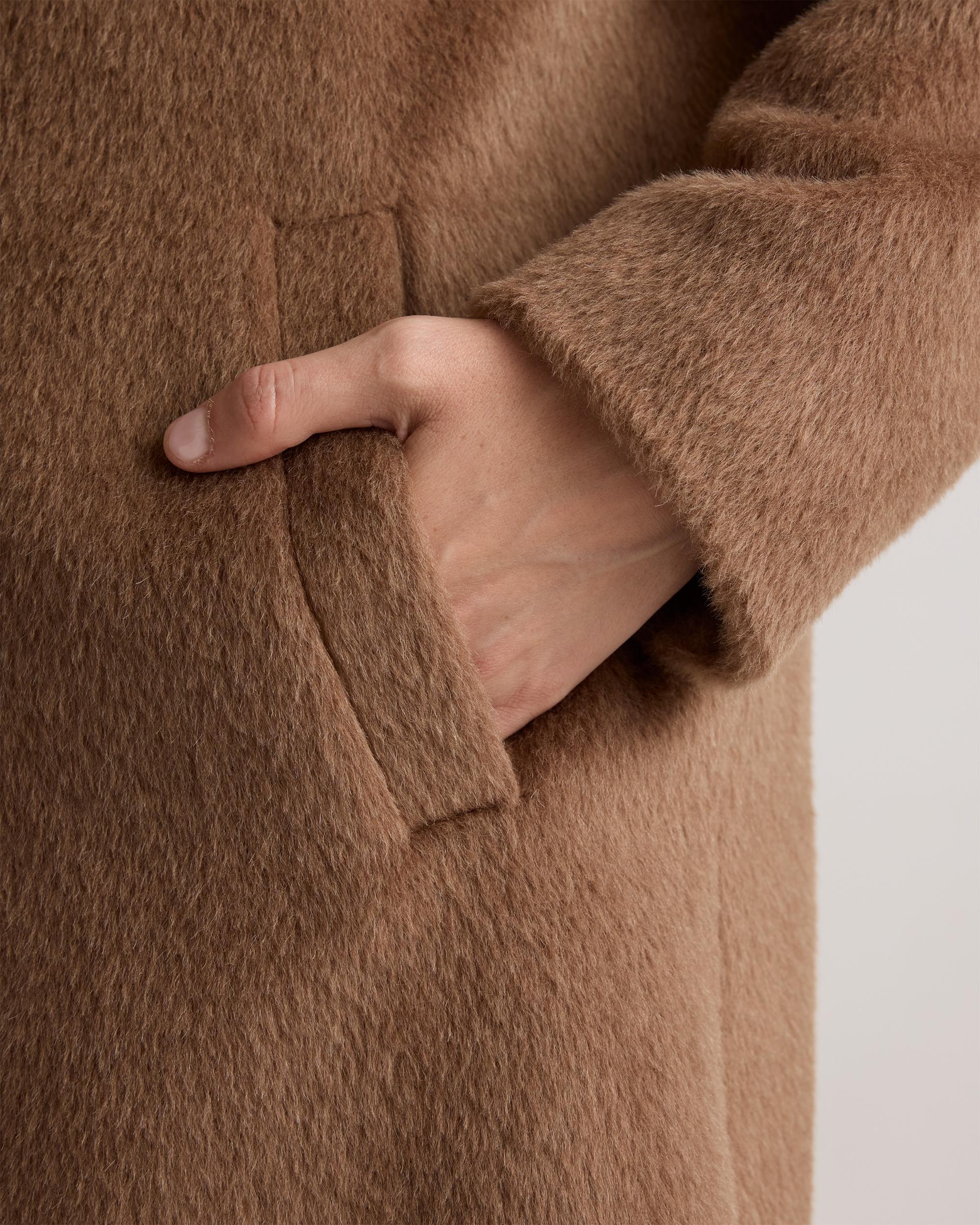 Quince | Women's Alpaca-Wool Stand Collar Coat Product Image