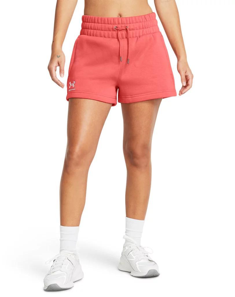 UA Icon Fleece Boxer Womens 2.75 Shorts Product Image