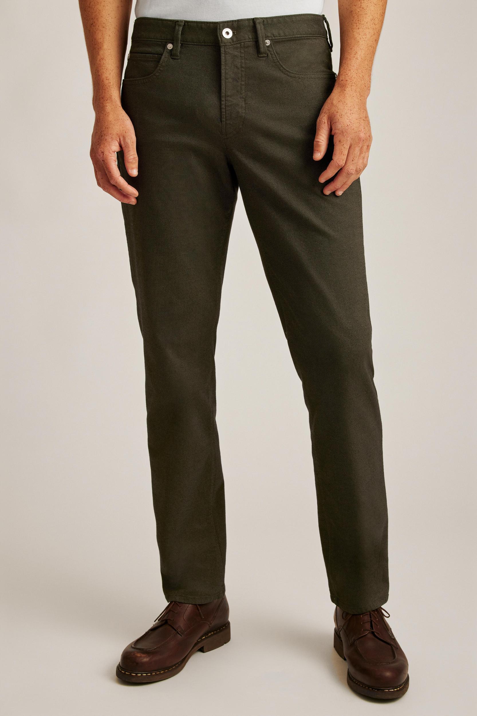 Italian Textured 5-Pocket Pants Product Image