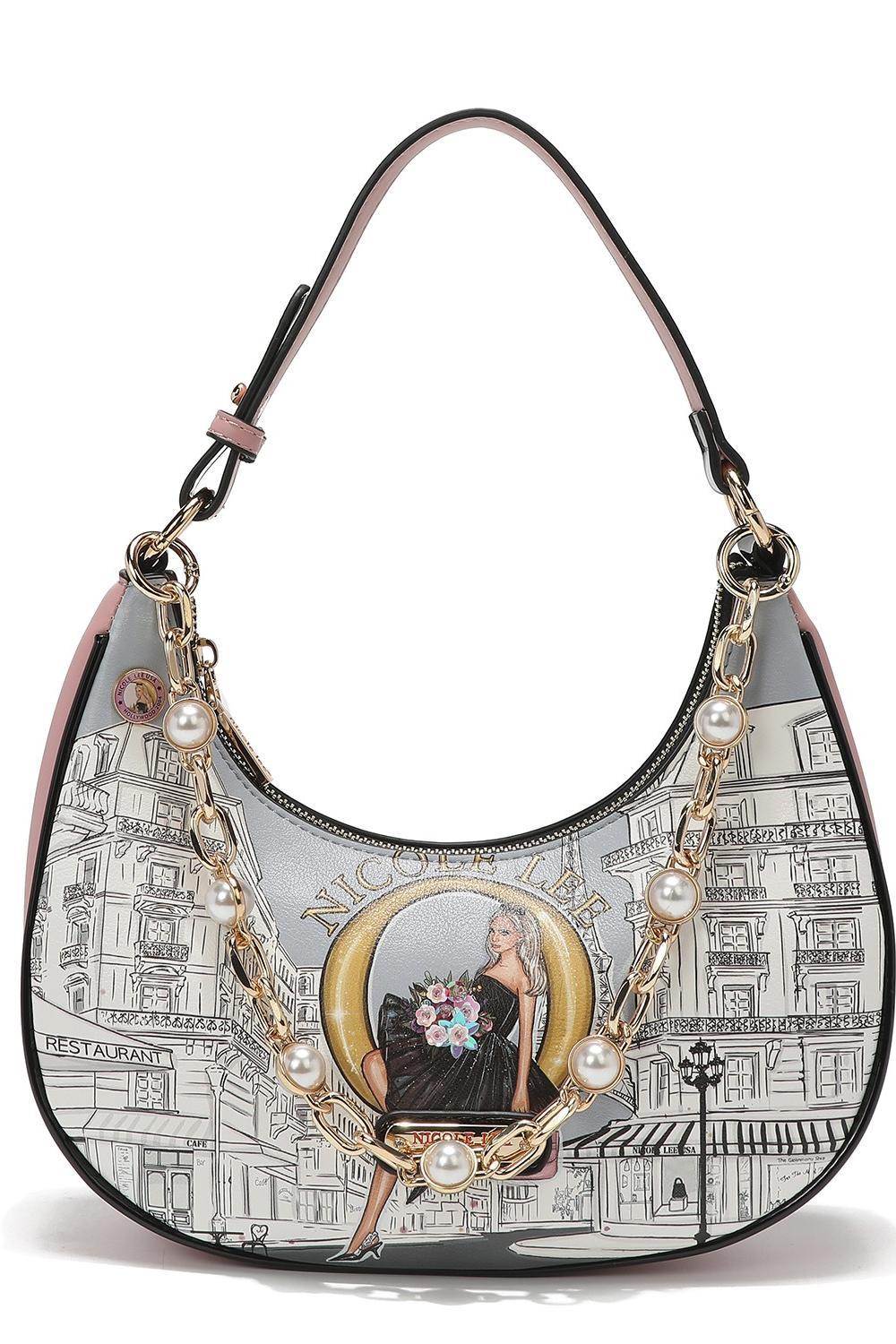 PEARL CHAIN LINK SHOULDER BAG Product Image