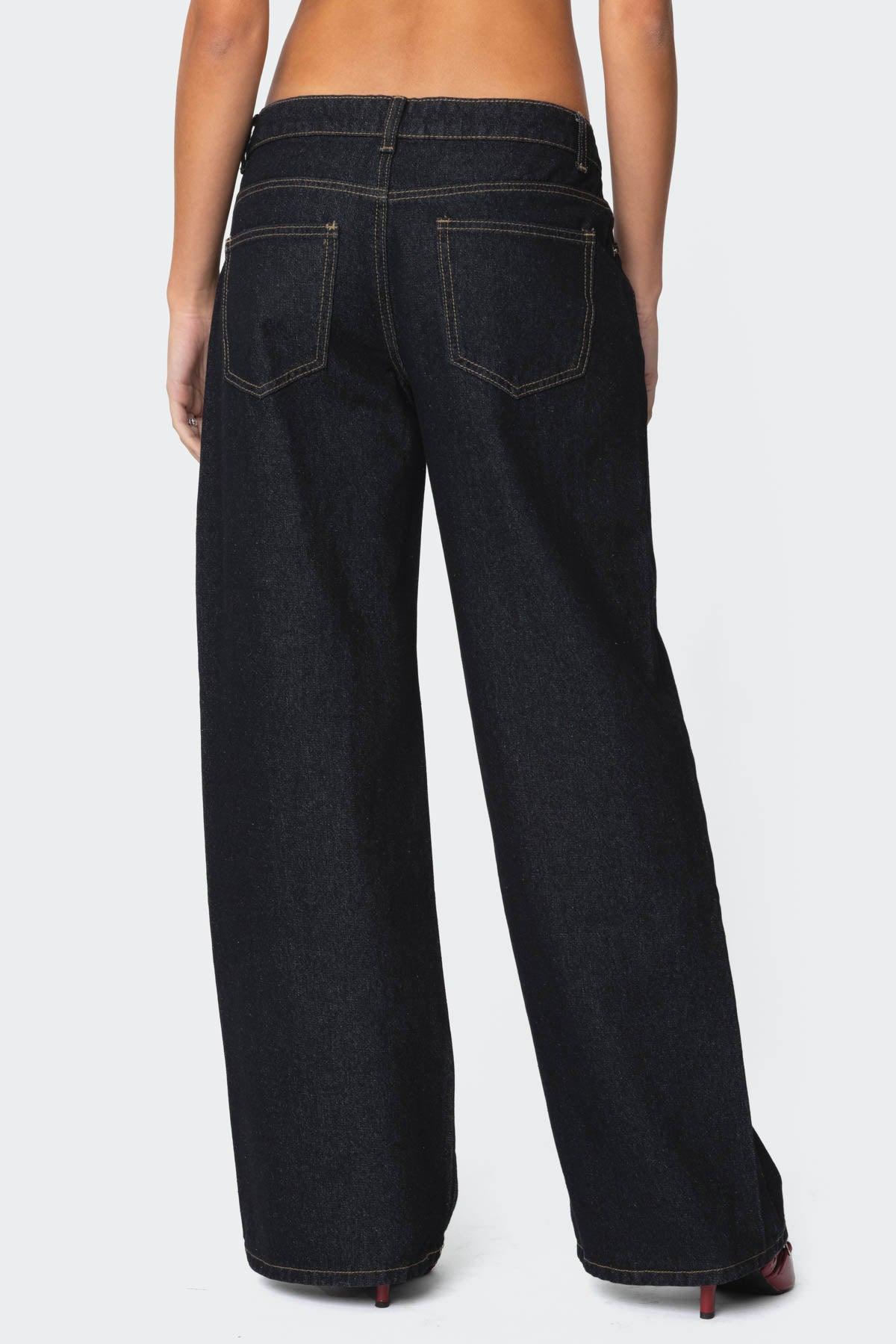 Raelynn Washed Low Rise Jeans Product Image