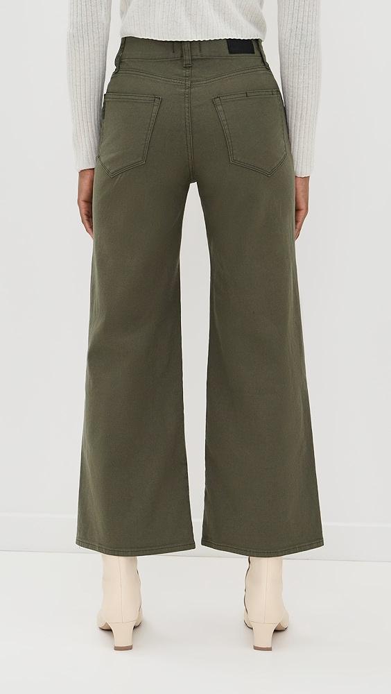 PAIGE Ari Waistband Tie and Stitch Thru Utility Pockets Pants | Shopbop Product Image