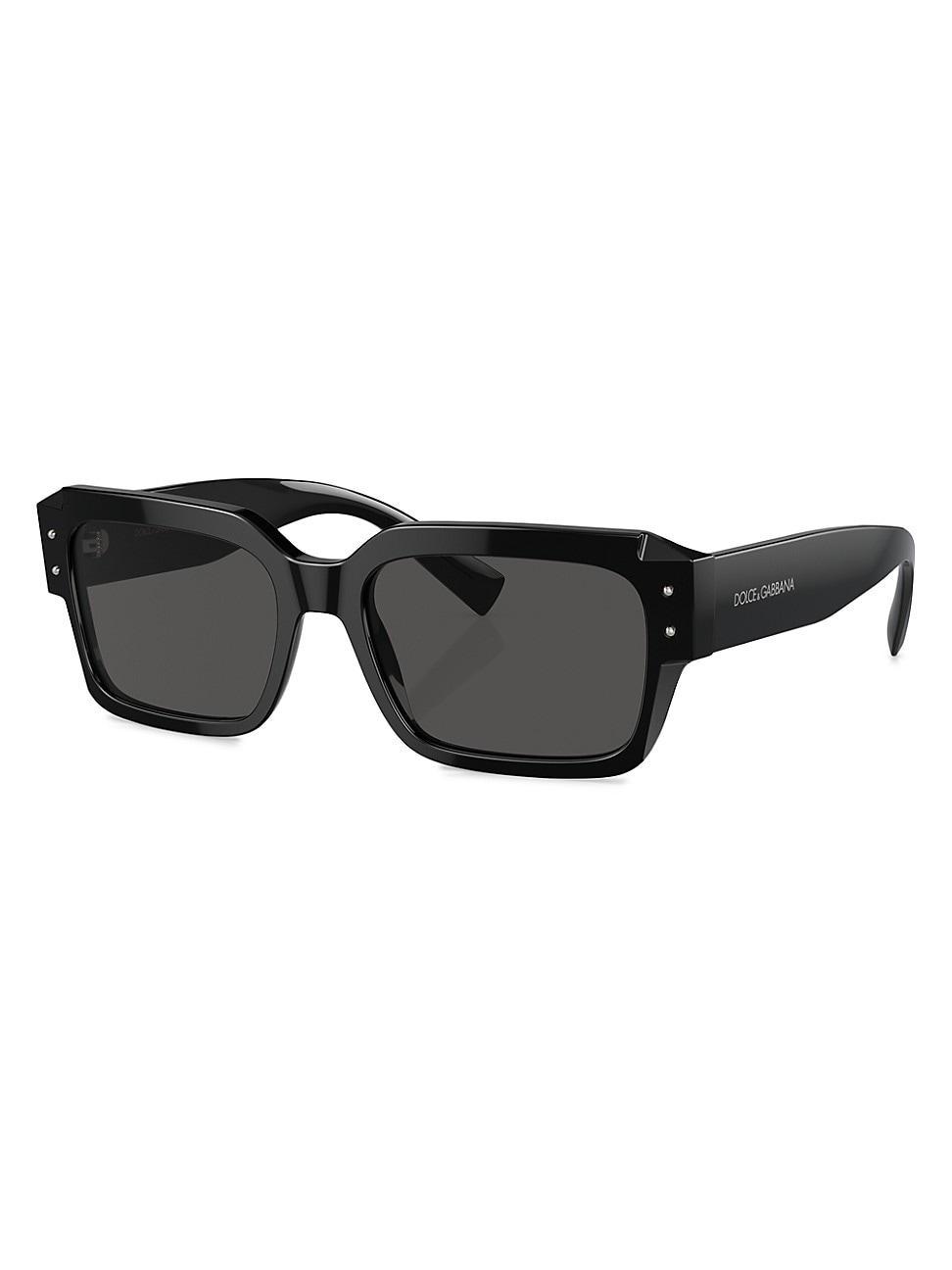 Mens 55MM Oval Sunglasses Product Image