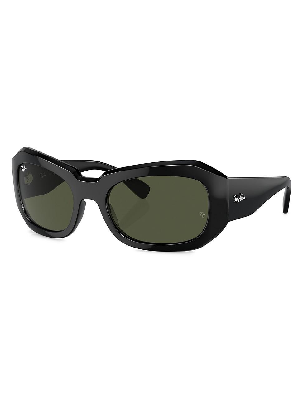 Ray-Ban Beate Sunglasses Frame Green Lenses Product Image