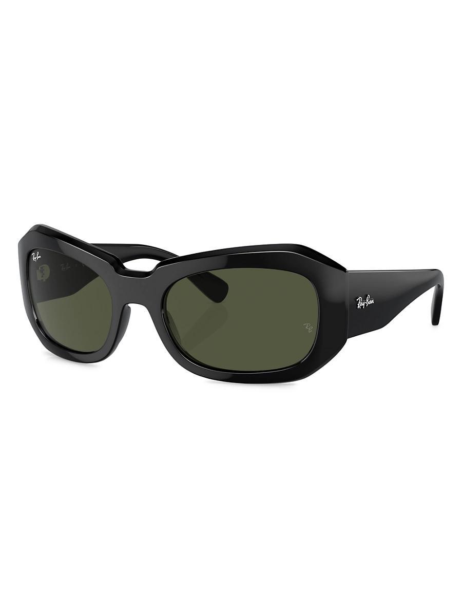 Ray-Ban Beate Sunglasses Frame Green Lenses Product Image