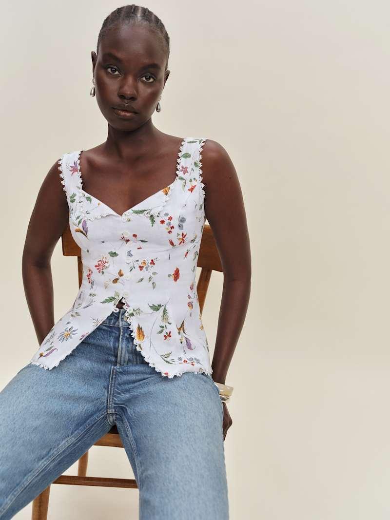 Viola Linen Top Product Image