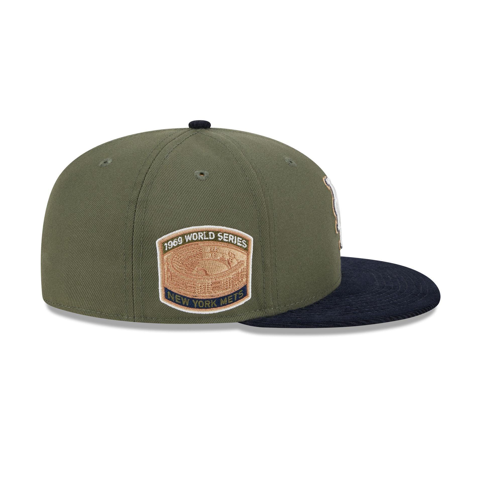 New York Mets Olive Green 59FIFTY Fitted Hat Male Product Image