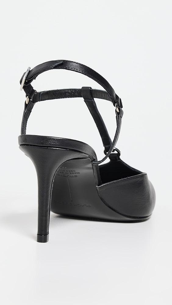 Black Suede Studio Coeur Heels | Shopbop Product Image