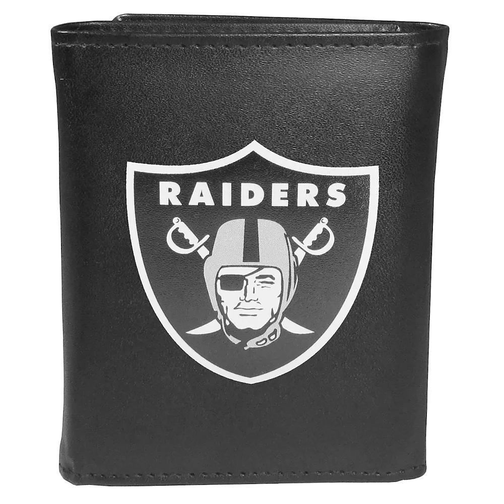 Mens Oakland Raiders Logo Tri-Fold Wallet Product Image