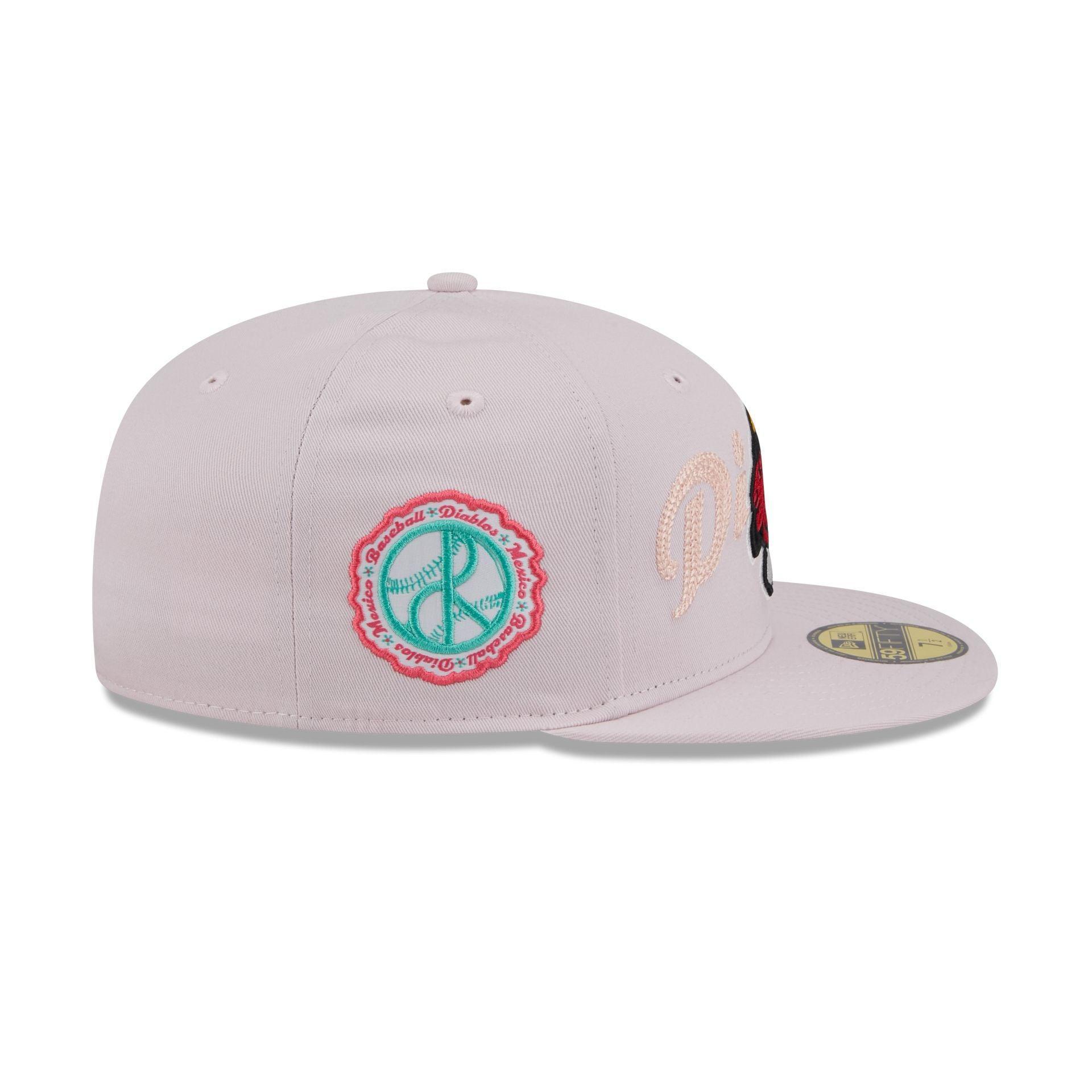 Diablos Rojos del México Stacked Wordmark 59FIFTY Fitted Hat Male Product Image