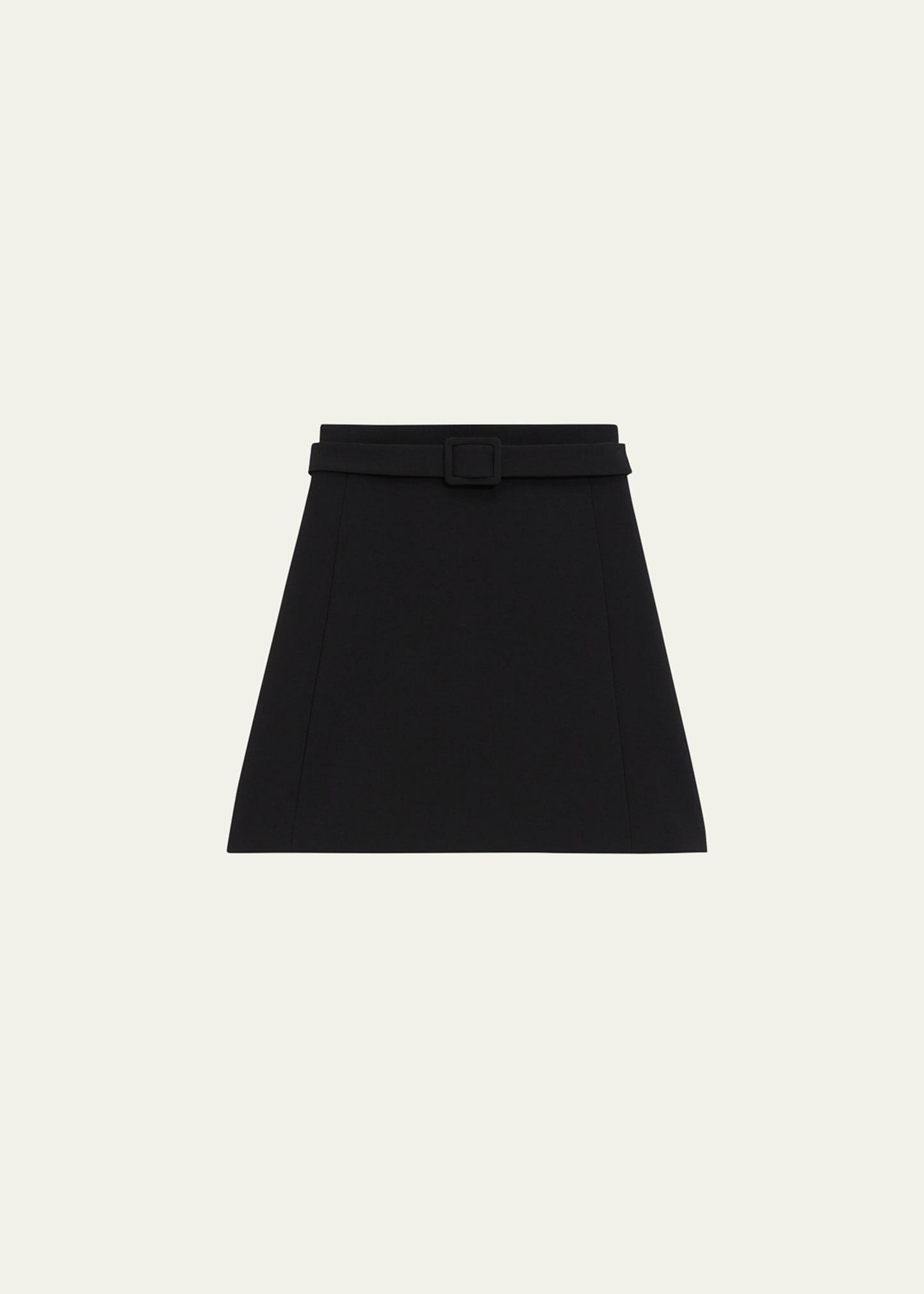 Theory Tailored Belted Mini Skirt Product Image